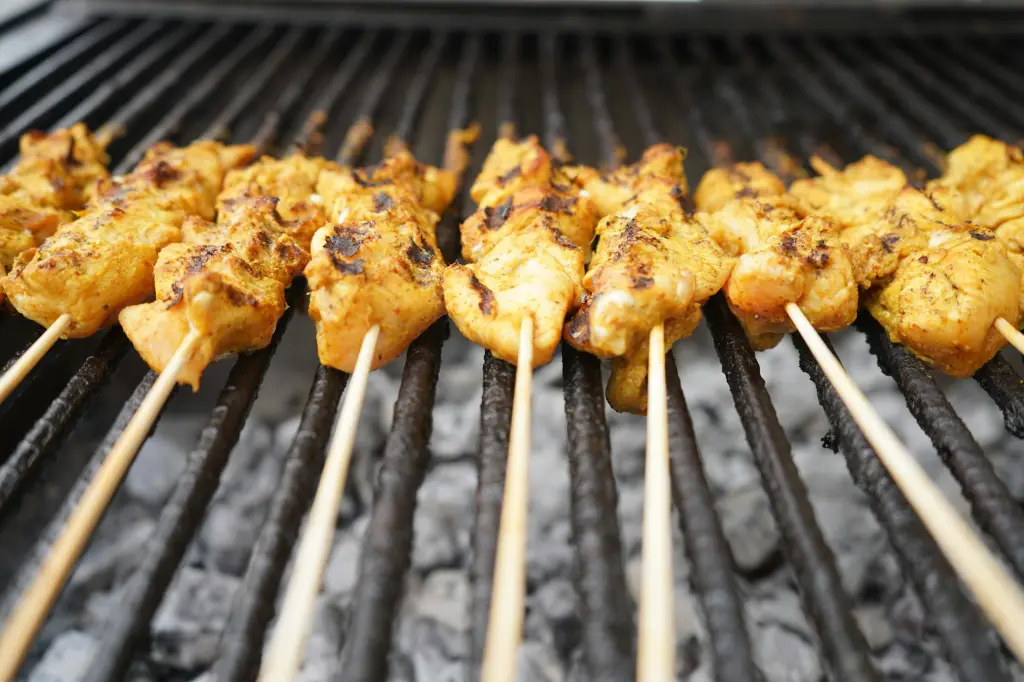 Read more about the article Thai Marinated Grilled Chicken Skewers with Peanut Sauce