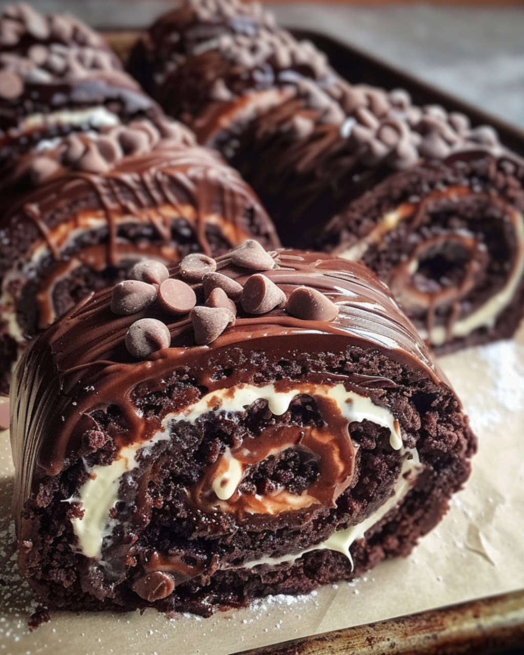 Chocolate Brownie Rolls
