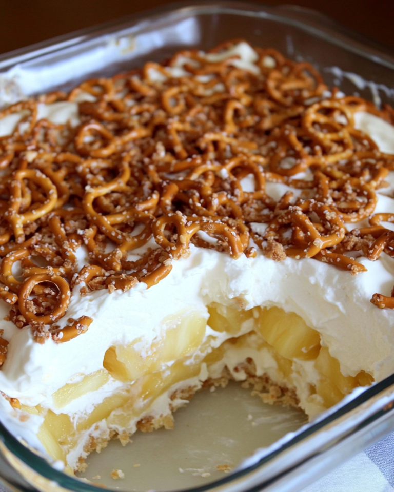 Pineapple Pretzel Delight