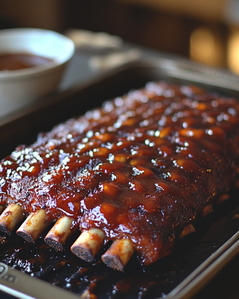 BBQ Glazed Beef Ribs