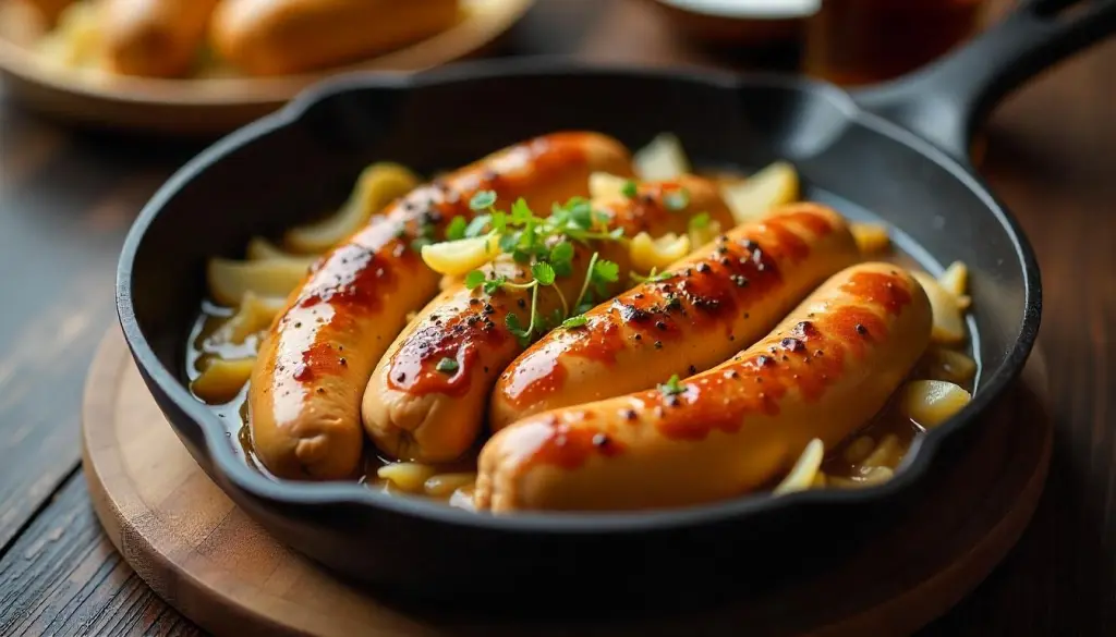 Bratwurst in Beer