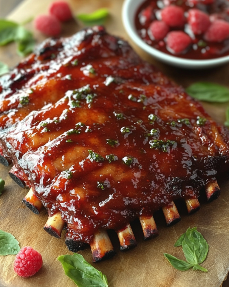 Chipotle Raspberry BBQ Ribs