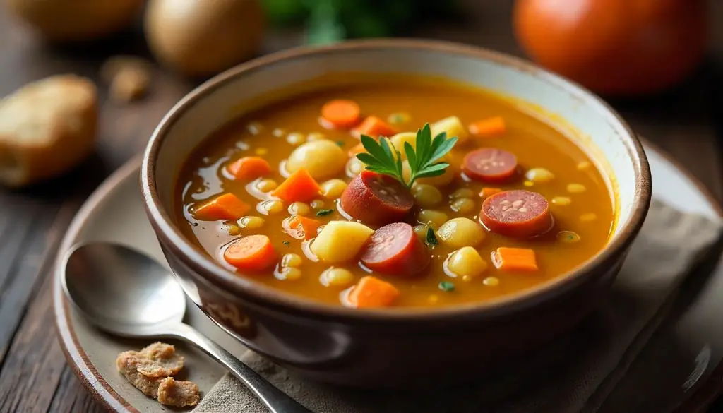 German Lentil Soup (Linsensuppe)