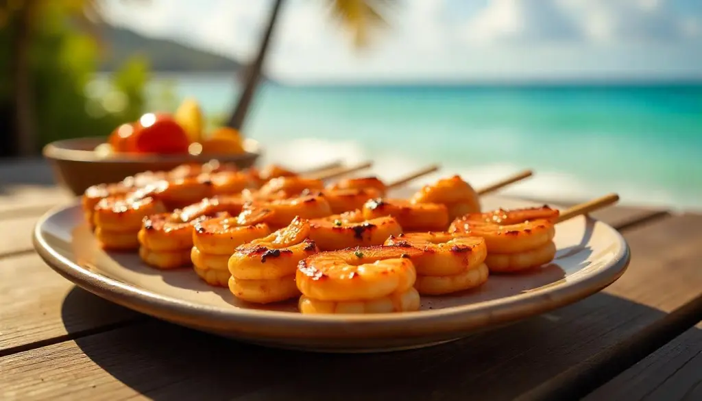 Spicy Grilled Shrimp Skewers
