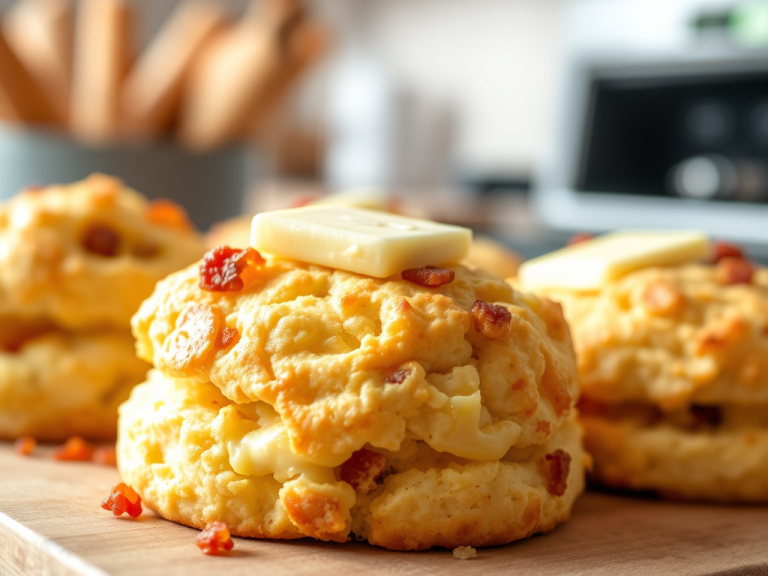 Cheddar Bacon Biscuits