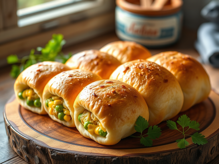 Stuffed Bread Rolls