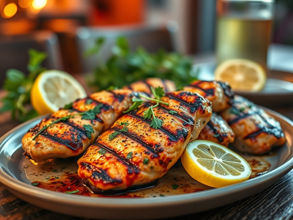 Grilled Lemon Herb Chicken