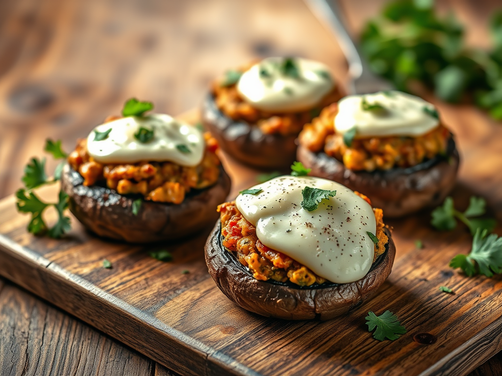 Stuffed Portobello Mushrooms
