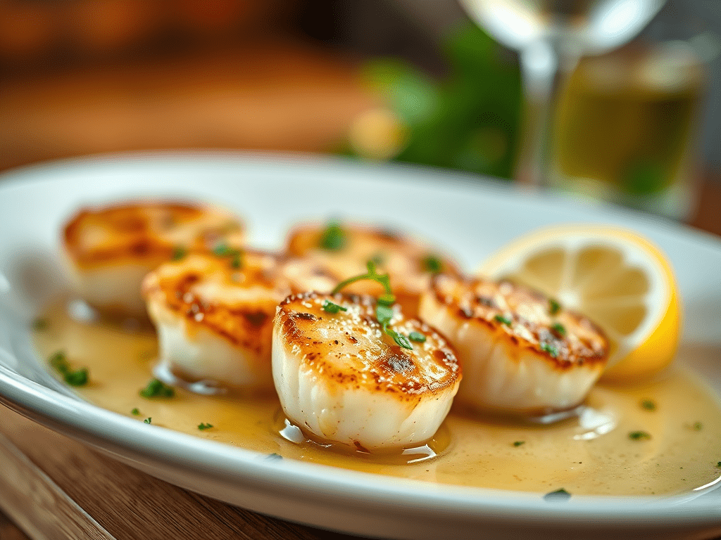 Classic Pan-Seared Scallops