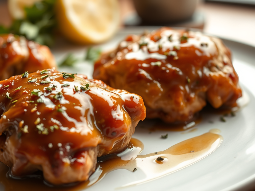 Maple-Dijon Glazed Chicken