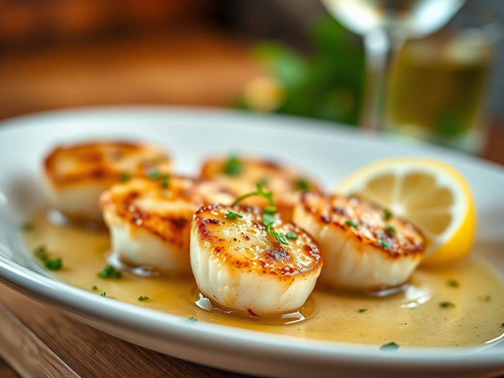 Classic Pan-Seared Scallops