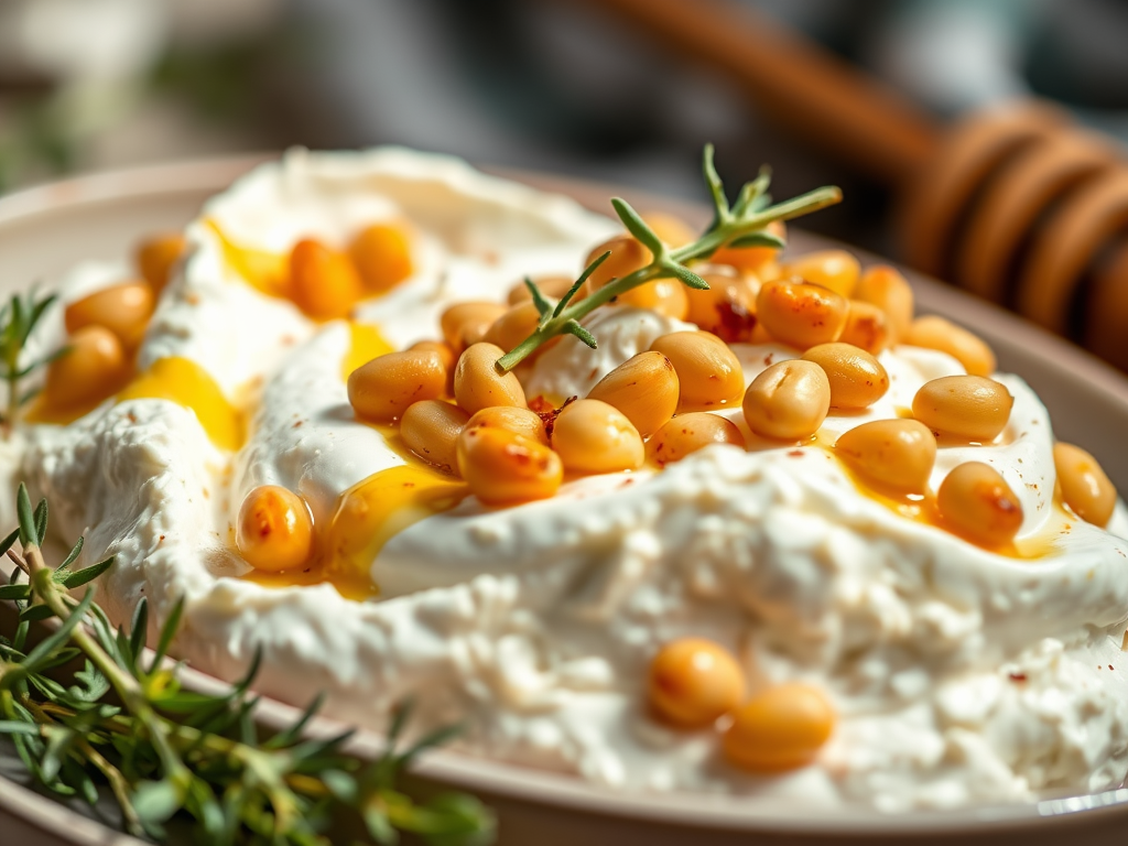 Whipped Feta with Roasted Pine Nuts
