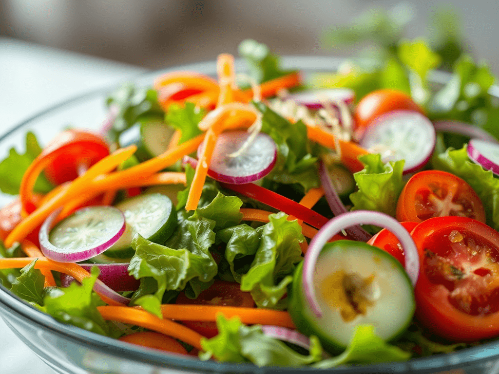 Garden Salad with Lemon Vinaigrette