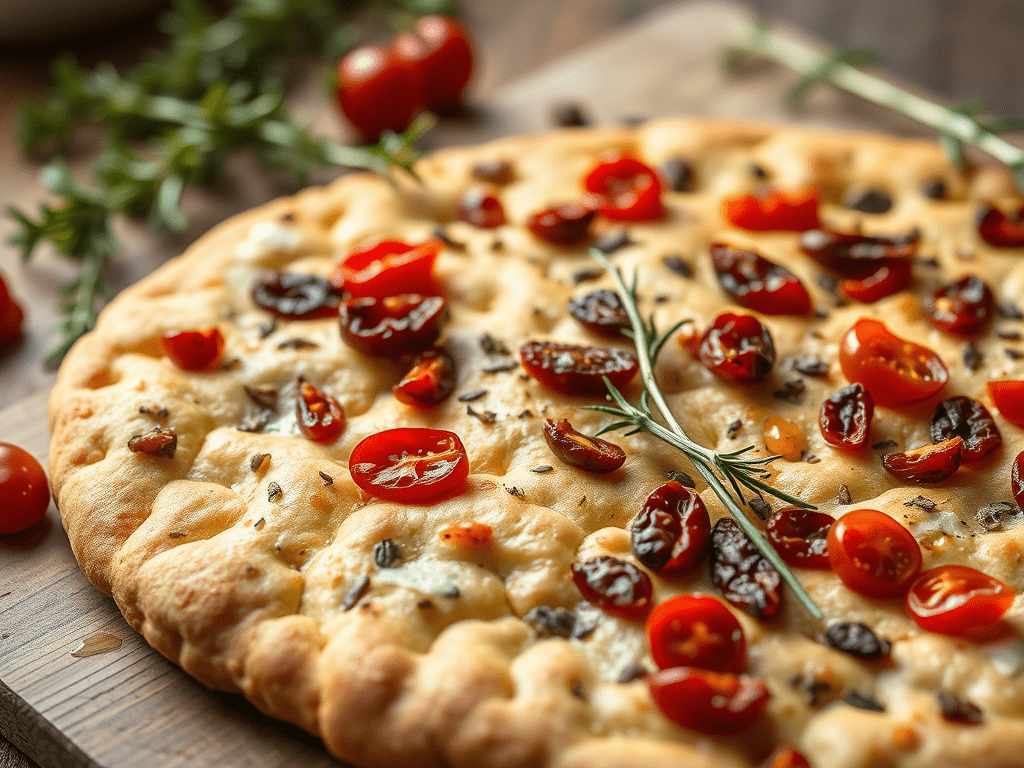 Sun-Dried Tomato and Flatbread