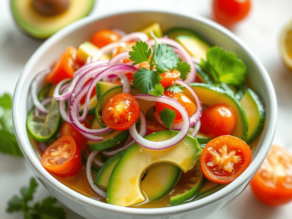 Avocado and Lime Salad