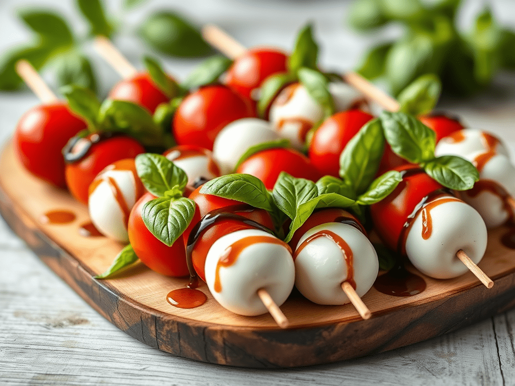 Mini Caprese Skewers