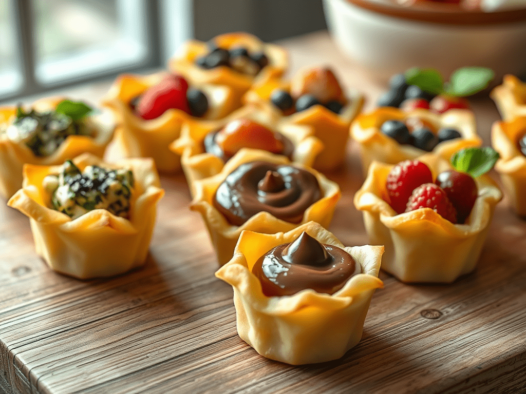 Mini Puff Pastry Cups