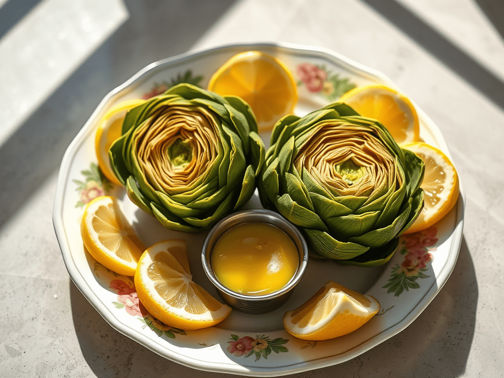 Steamed Artichokes