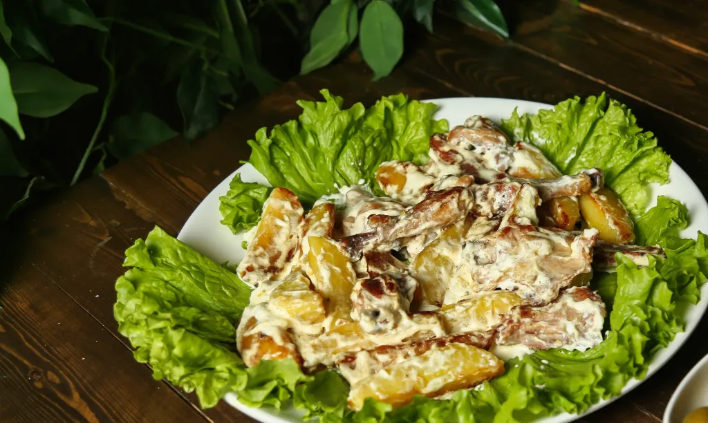 Crispy Potato Skin Salad