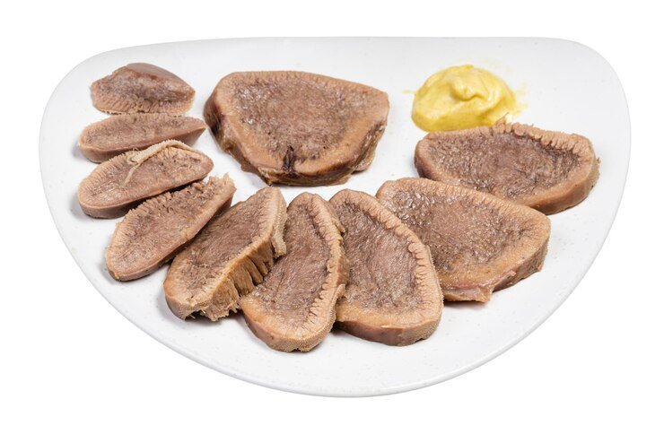 Beef Tongue with Mustard Sauce