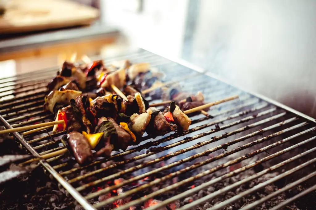 Garlic Beef Kebabs
