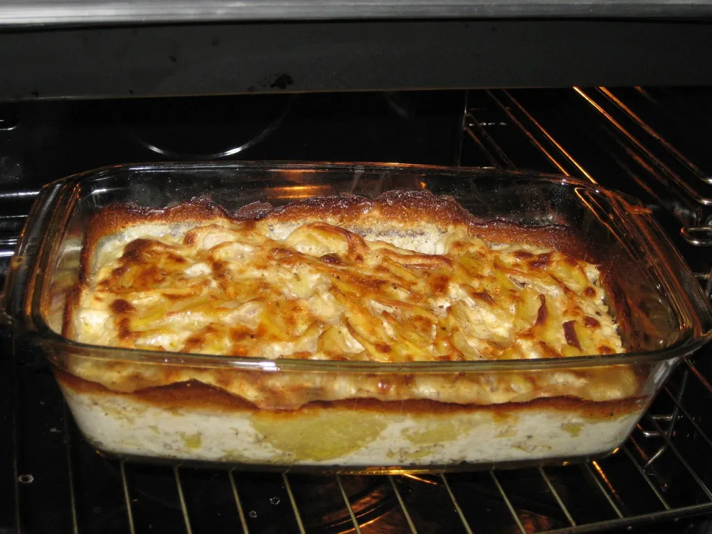 Potato and Mushroom Au Gratin